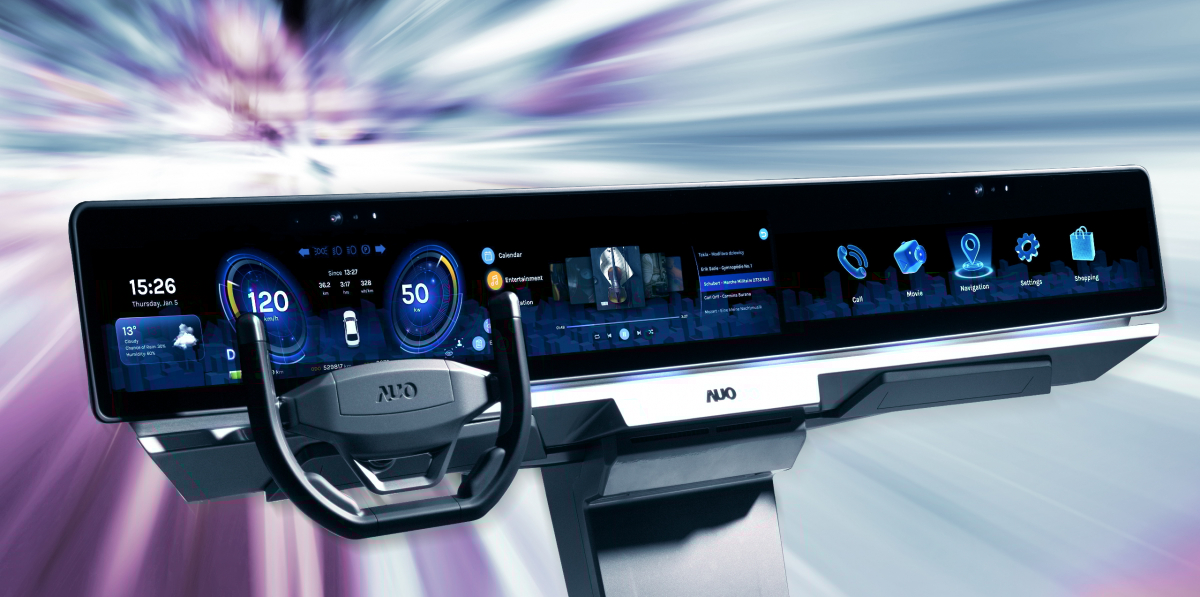 k1体育FIDM Plus 一体化显示方案导入AmLED显示技术并整合多项感测技术，打造沉浸式、互动的座舱体验