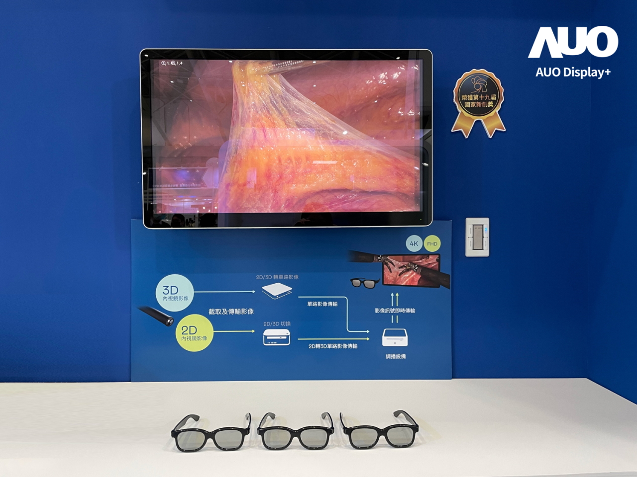 達擎寬視角3D醫療顯示器，協助醫護團隊成員於手術進行時，皆能看到一致性的3D影像，提高溝通效率，使手術更精準、快速完成達擎寬視角3D醫療顯示器，協助醫護團隊成員於手術進行時，皆能看到一致性的3D影像，提高溝通效率，使手術更精準、快速完成