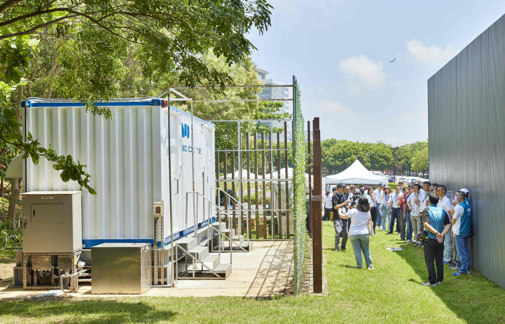 友達西大墩窯文化館建置屋頂全綠電及儲能櫃，為兼具創能儲能的永續綠能場域