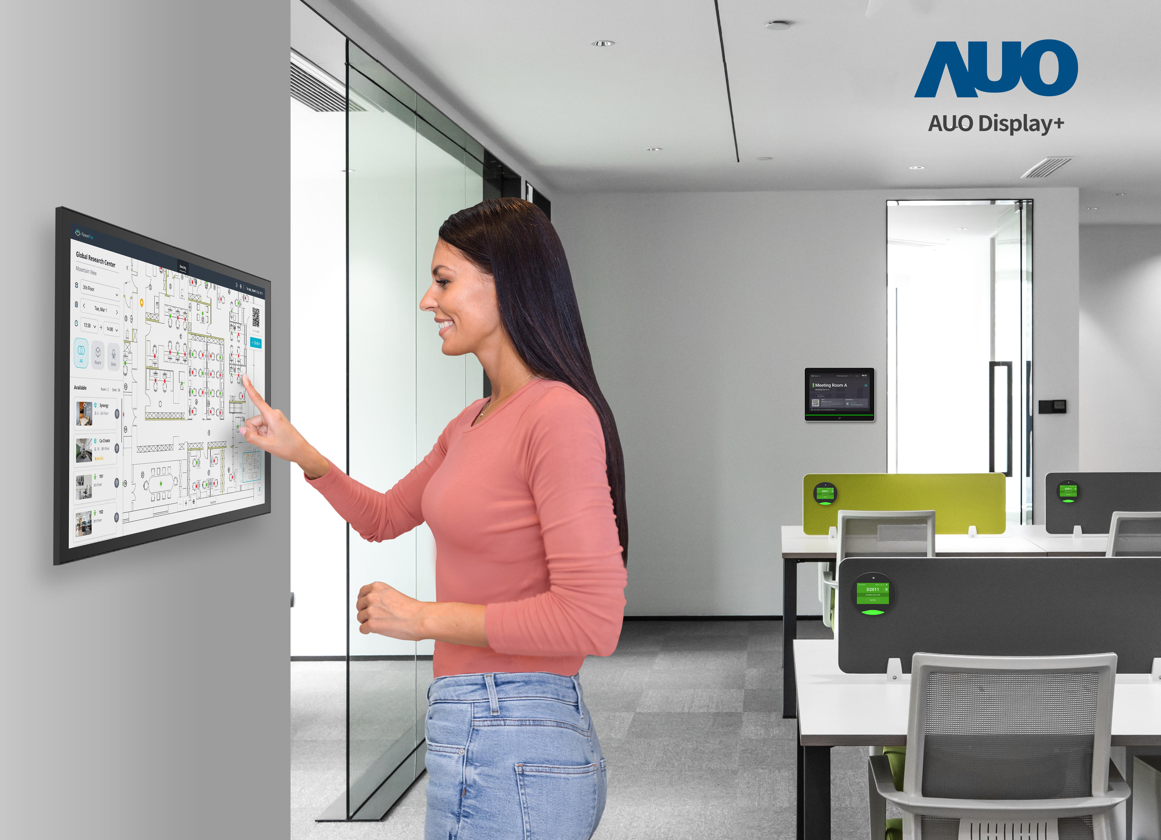 达擎会议空间管理解决方案可应用于空间预约和管理流程，将办公空间的查询、预约和保留等流程自动化，为用户提供更灵活、弹性的工作模式