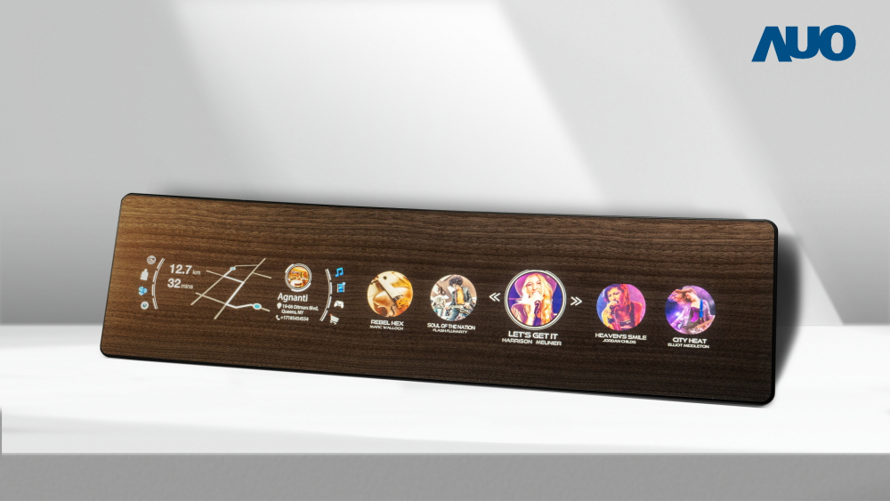 k1体育研发全球最高穿透度达80%的AmLED木纹显示器，可于使用时呈现高亮度、清晰可见的信息，并在不使用时回归为单纯的饰板，节能兼具美观