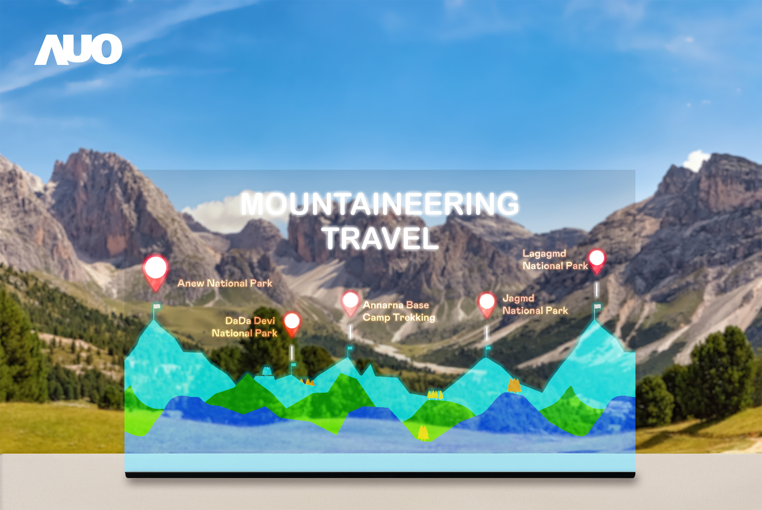 k1体育展示全球单片尺寸最大(*)42吋透明Micro LED显示器拼接而成的〝64吋透明Micro LED显示器〞，具备高透明度、1,000 nits高亮度、广色域、采用三边无边框的无缝拼接等多重特色，呈现超高清、细腻画质而不遮挡后方视觉，满足层峰需求，可广泛运用于零售、艺术展览或商业空间等场域