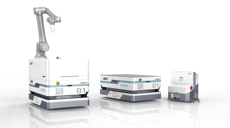 友達數位開發的自主式移動機器人（AMR250M），搭配全向輪並結合AI演算法、2D LiDAR、3D攝影機等技術，協助客戶實現產線全自動化